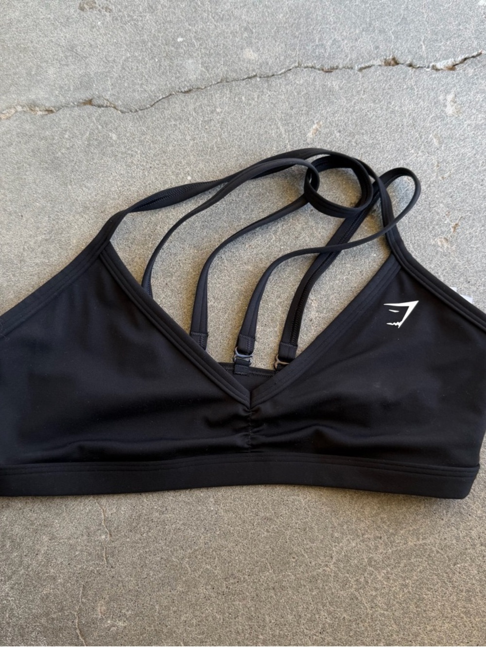 Gymshark Women’s Black Strappy Sports Bra